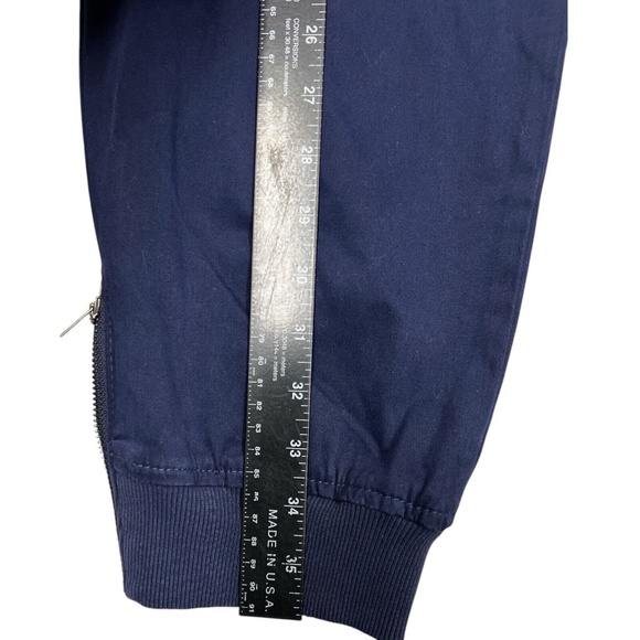 Kut From The Kloth Jogger Pants High Rise Crop Cargo Pockets Zip Ankles Blue 14 - Picture 14 of 16